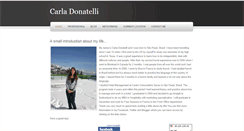 Desktop Screenshot of carladonatelli.weebly.com
