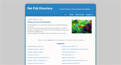 Desktop Screenshot of petfishdirectory.weebly.com