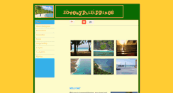Desktop Screenshot of lovemyphilippines.weebly.com