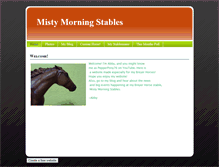 Tablet Screenshot of mistymorningstables.weebly.com