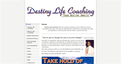 Desktop Screenshot of destinylifecoach.weebly.com