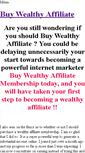 Mobile Screenshot of buywealthyaffiliatetoday.weebly.com