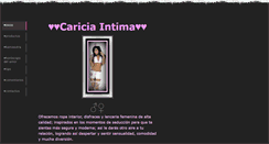 Desktop Screenshot of cariciaintima.weebly.com