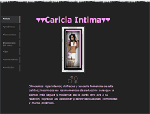 Tablet Screenshot of cariciaintima.weebly.com