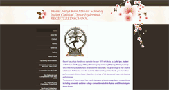 Desktop Screenshot of natyanjali.weebly.com