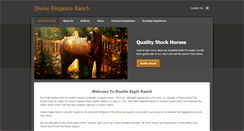 Desktop Screenshot of doubleeagleranch.weebly.com