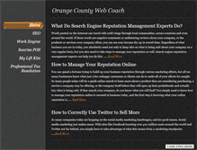 Tablet Screenshot of orangecountywebcoach.weebly.com