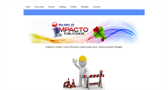 Desktop Screenshot of impactopublicidade.weebly.com