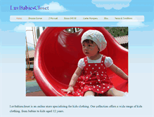 Tablet Screenshot of luvbabiescloset.weebly.com