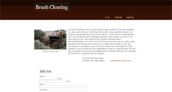 Desktop Screenshot of brushclearinglascruces.weebly.com