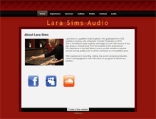 Tablet Screenshot of larasimsaudio.weebly.com