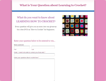 Tablet Screenshot of crochetfree.weebly.com