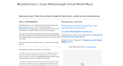 Desktop Screenshot of musimmersion.weebly.com