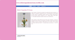 Desktop Screenshot of elsiescupcakesncream.weebly.com