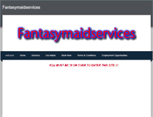 Tablet Screenshot of fantasymaidservices.weebly.com