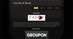 Desktop Screenshot of casahairandbeauty.weebly.com