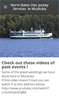 Mobile Screenshot of muskokadiscjockey.weebly.com