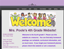 Tablet Screenshot of colleenpoole.weebly.com