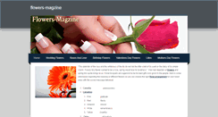 Desktop Screenshot of flowers-magzine.weebly.com