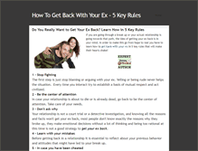Tablet Screenshot of howtogetbackwithyourex5keyrules.weebly.com