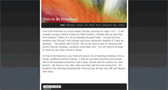 Desktop Screenshot of freetobepreschool.weebly.com