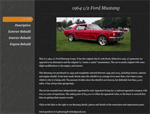 Tablet Screenshot of buymy1964mustang.weebly.com
