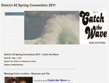 Tablet Screenshot of catchthewave2011.weebly.com