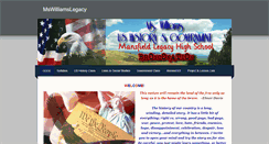 Desktop Screenshot of mswilliamslegacy.weebly.com