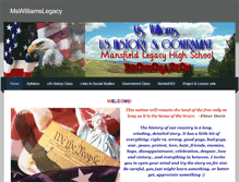 Tablet Screenshot of mswilliamslegacy.weebly.com