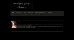 Desktop Screenshot of hannahlouisejenningsdesign.weebly.com