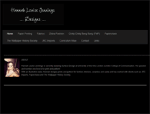 Tablet Screenshot of hannahlouisejenningsdesign.weebly.com