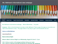 Tablet Screenshot of msmathewsclass.weebly.com