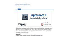 Desktop Screenshot of lightroomseminars.weebly.com