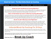 Tablet Screenshot of breakupcoach.weebly.com