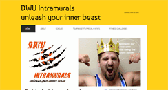 Desktop Screenshot of dwuintramurals.weebly.com