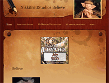 Tablet Screenshot of nikkibrittstudiosbelieve.weebly.com