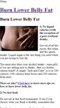 Mobile Screenshot of burn-lower-belly-fat.weebly.com
