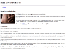 Tablet Screenshot of burn-lower-belly-fat.weebly.com