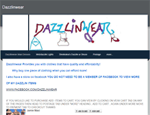 Tablet Screenshot of dazzlinwear.weebly.com
