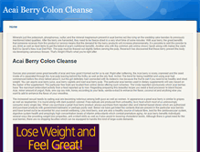 Tablet Screenshot of acaiberrycoloncleanse777.weebly.com