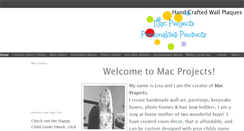 Desktop Screenshot of macprojects.weebly.com