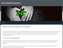 Tablet Screenshot of costoffinishingbasement.weebly.com