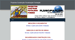 Desktop Screenshot of planicupula-projectos-construcao-formacao.weebly.com