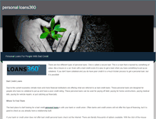 Tablet Screenshot of loans360.weebly.com