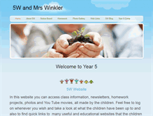 Tablet Screenshot of annewinkler.weebly.com