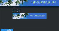 Desktop Screenshot of katyareacamps.weebly.com