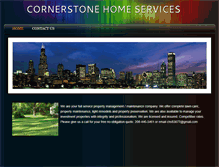 Tablet Screenshot of cornerstonehomeservices.weebly.com