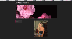 Desktop Screenshot of lovelyheather.weebly.com