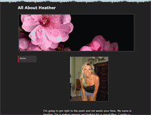 Tablet Screenshot of lovelyheather.weebly.com