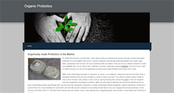 Desktop Screenshot of organicprobiotics.weebly.com